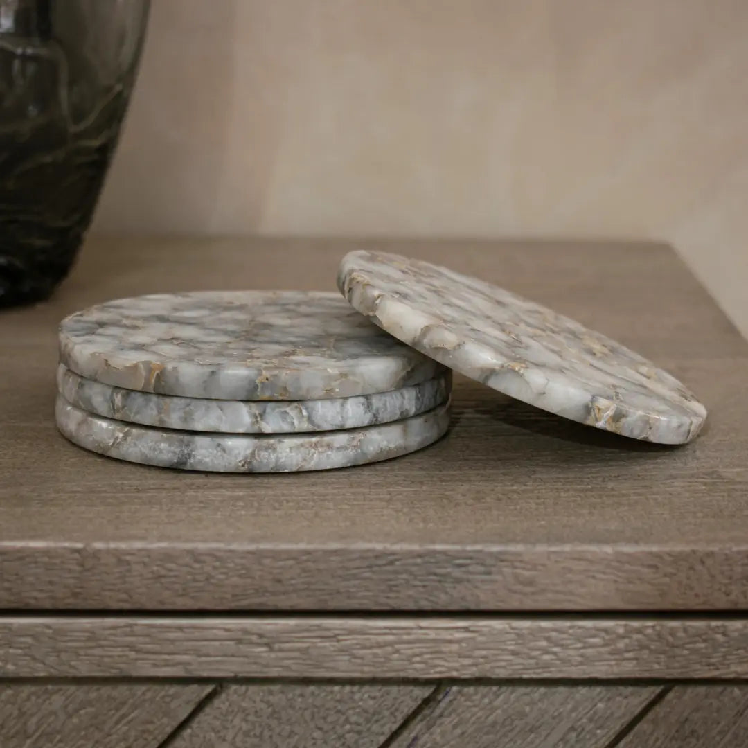 Breuer Set of 4 Grey Coasters