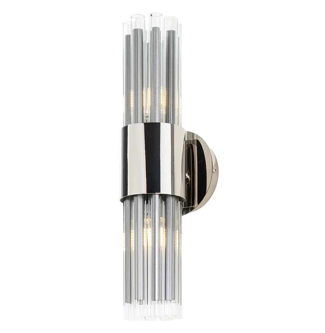 Colmar Nickel Finish Wall Lamp