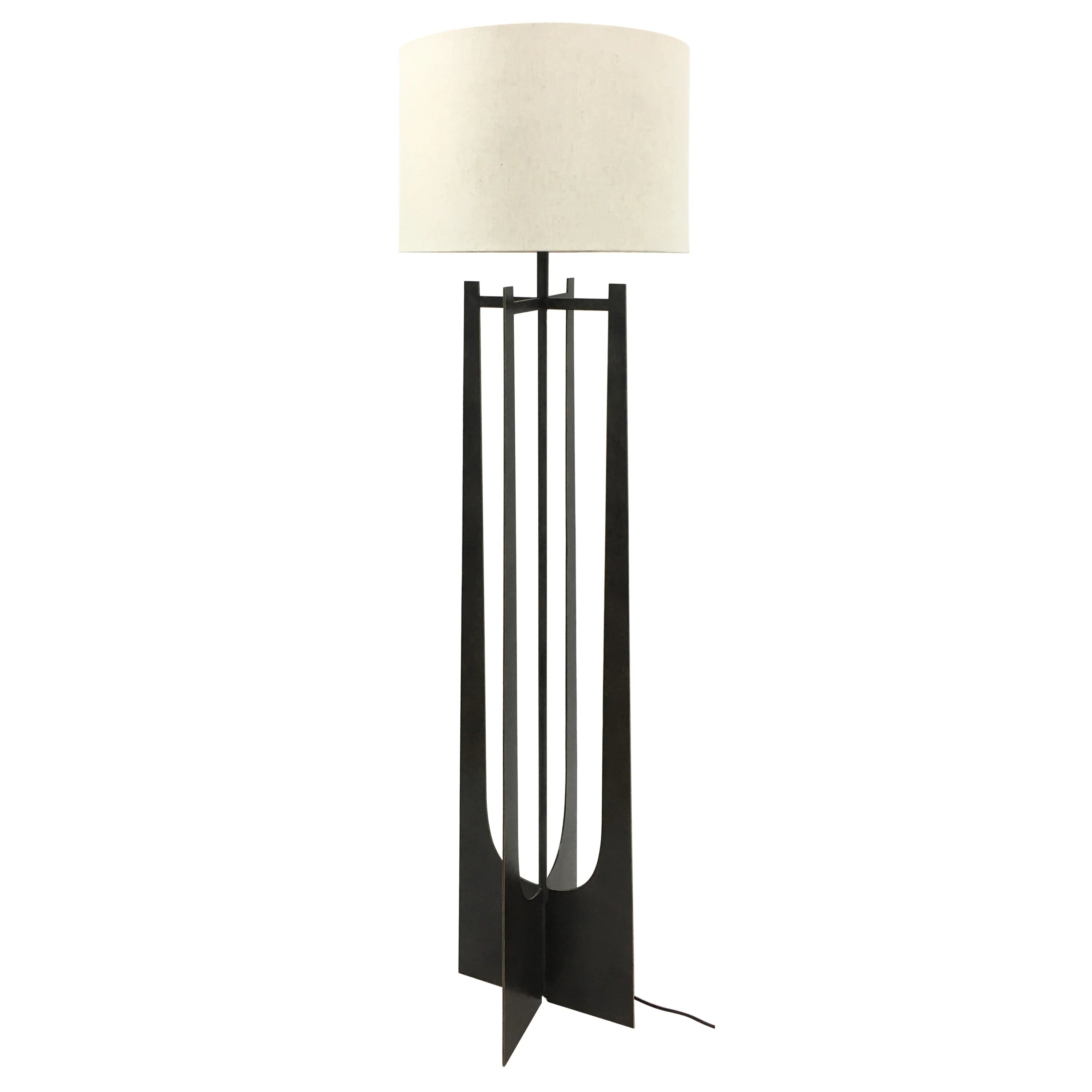 Forge Hammered Iron Floor Lamp