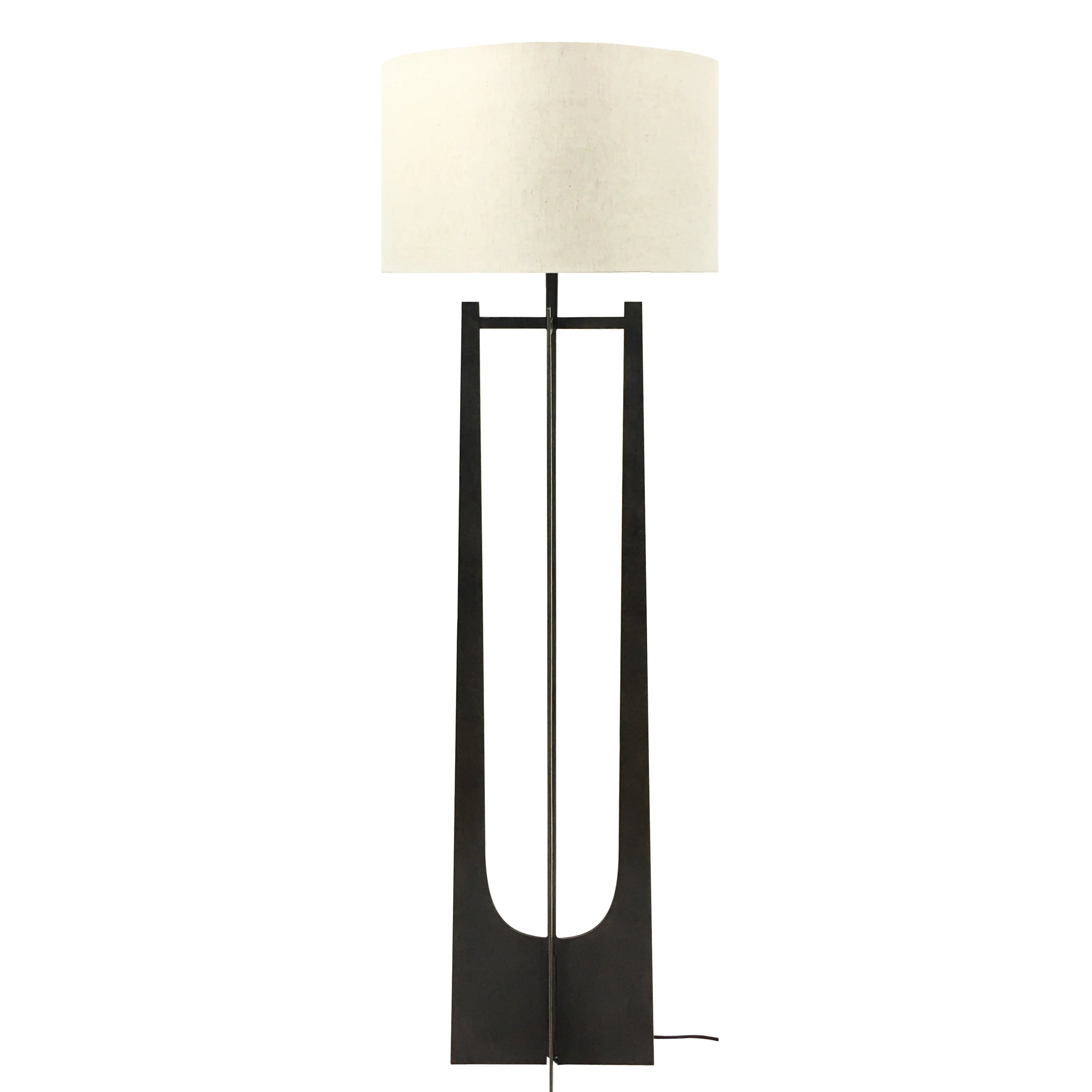 Forge Hammered Iron Floor Lamp