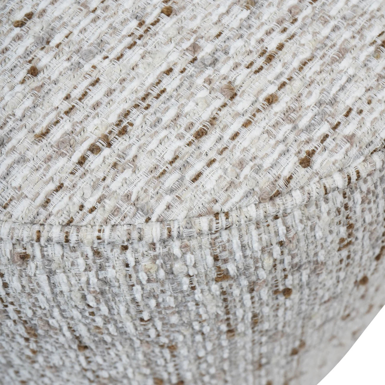 Isla Textured Slub Swivel Chair Natural