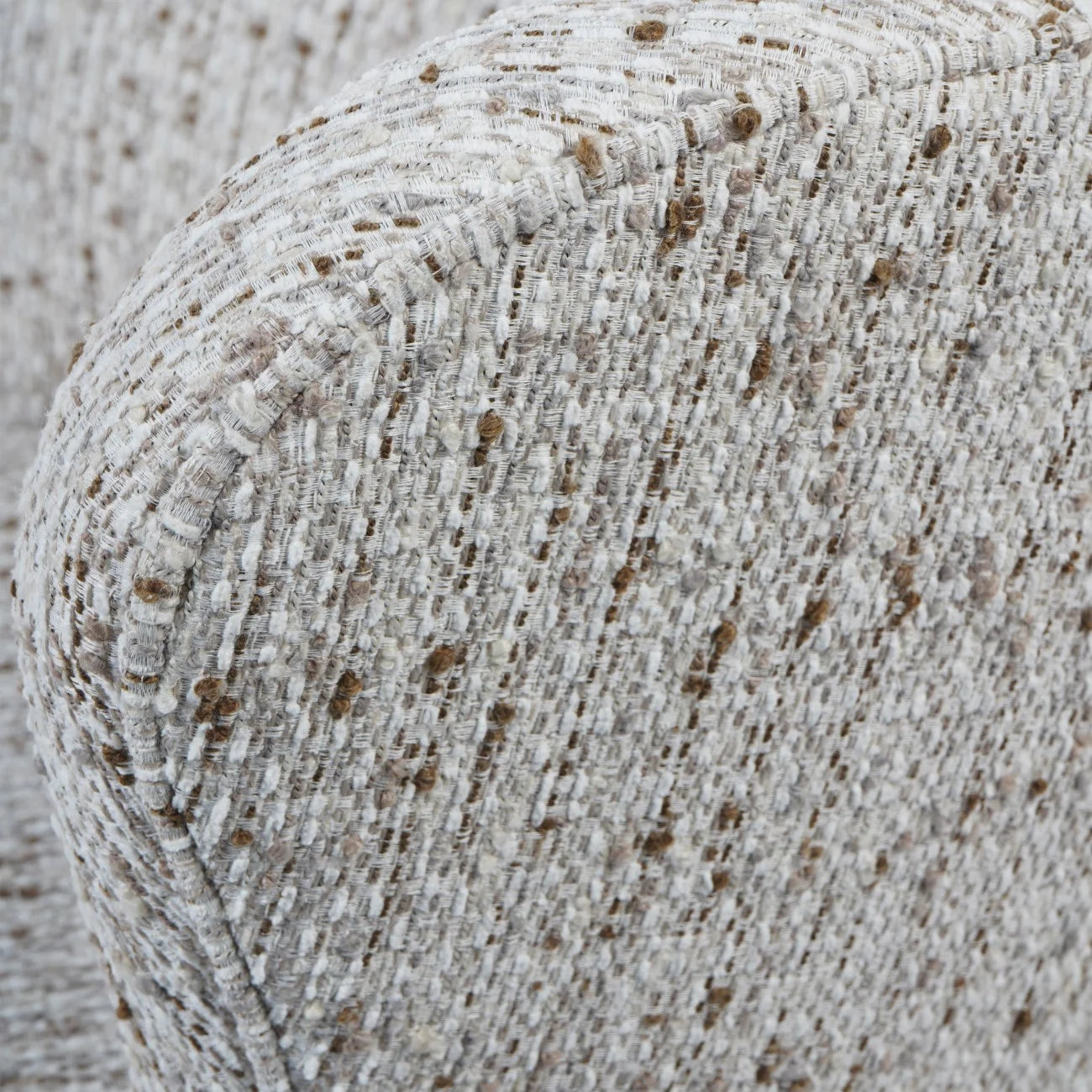 Isla Textured Slub Swivel Chair Natural