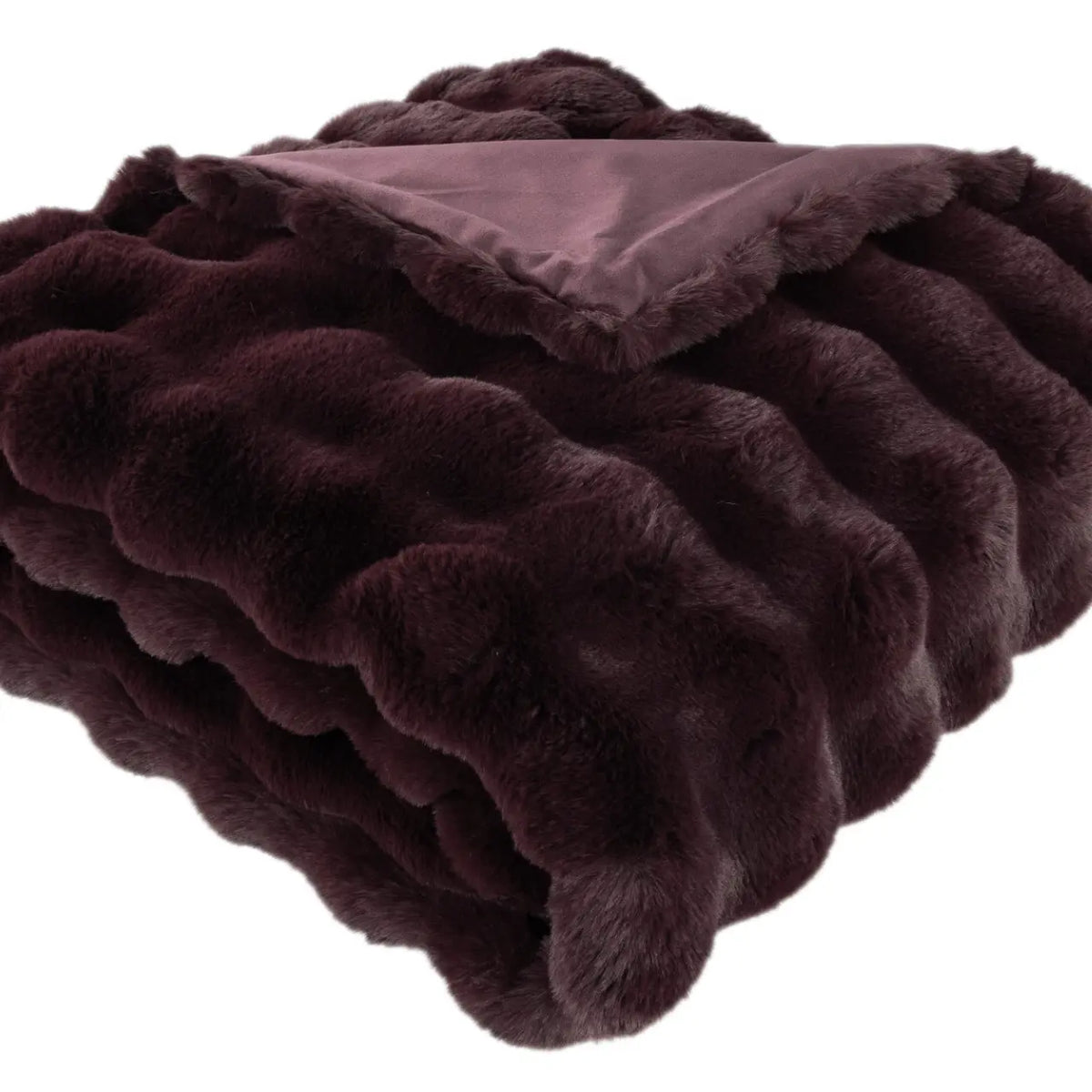Raffles Throw Aubergine 150x200cm