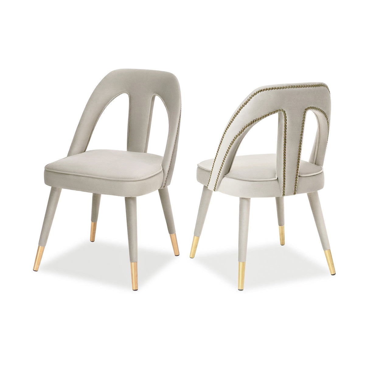Pigalle Chair - Kaster Light Grey
