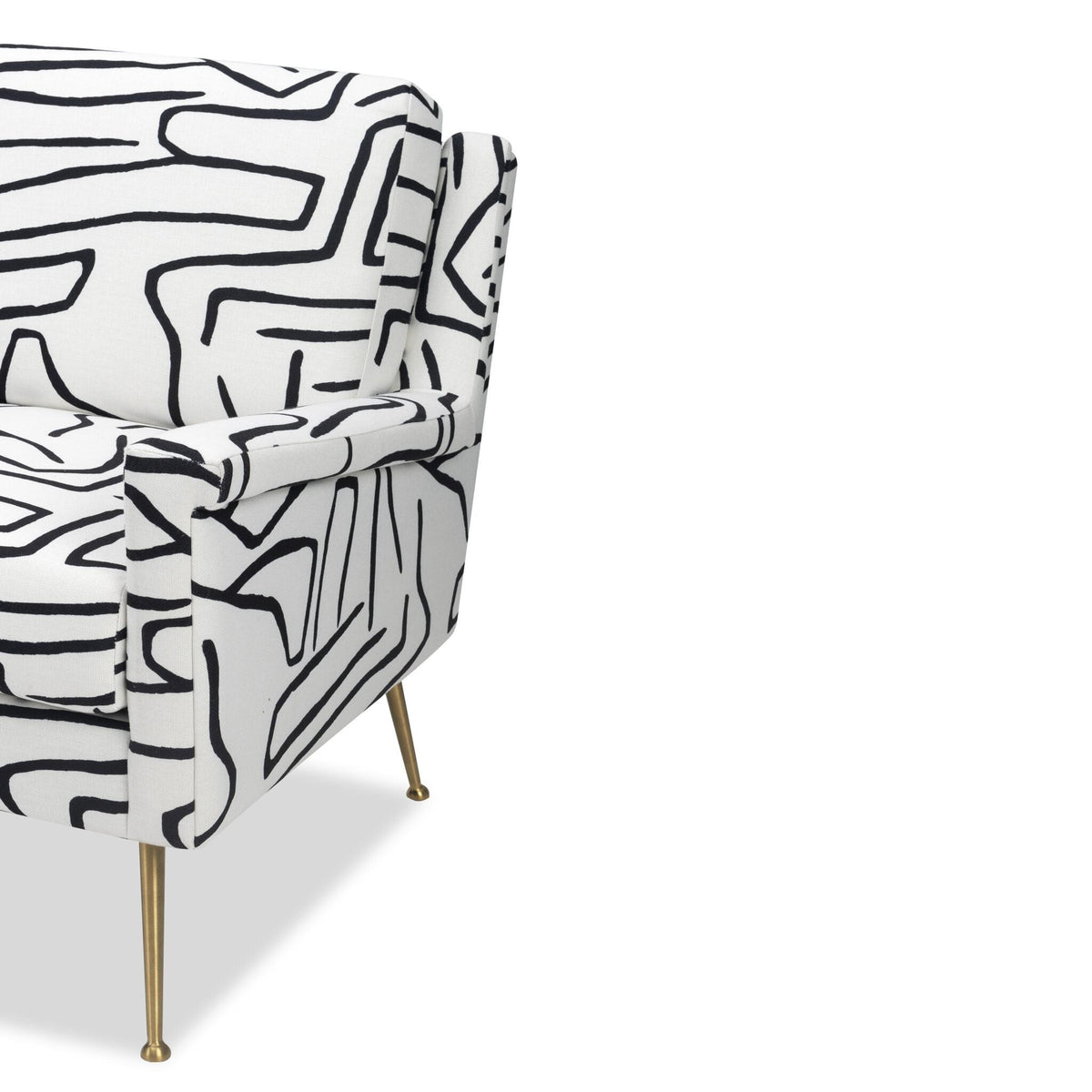 Lidmar Sofa - Zebra Black & White