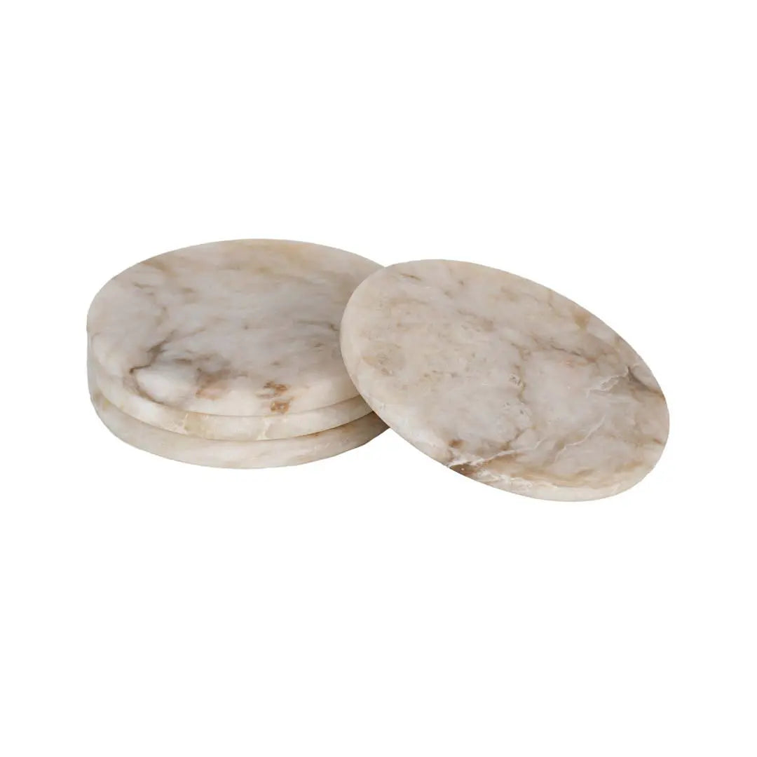 Breuer Set of 4 Cream Coasters