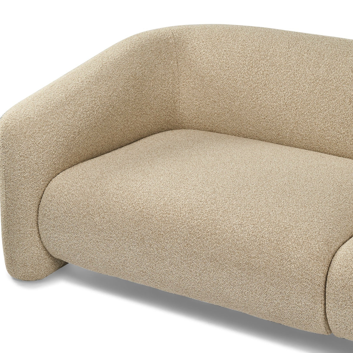Erin Modular Sofa Right - Capela Sand/ Black