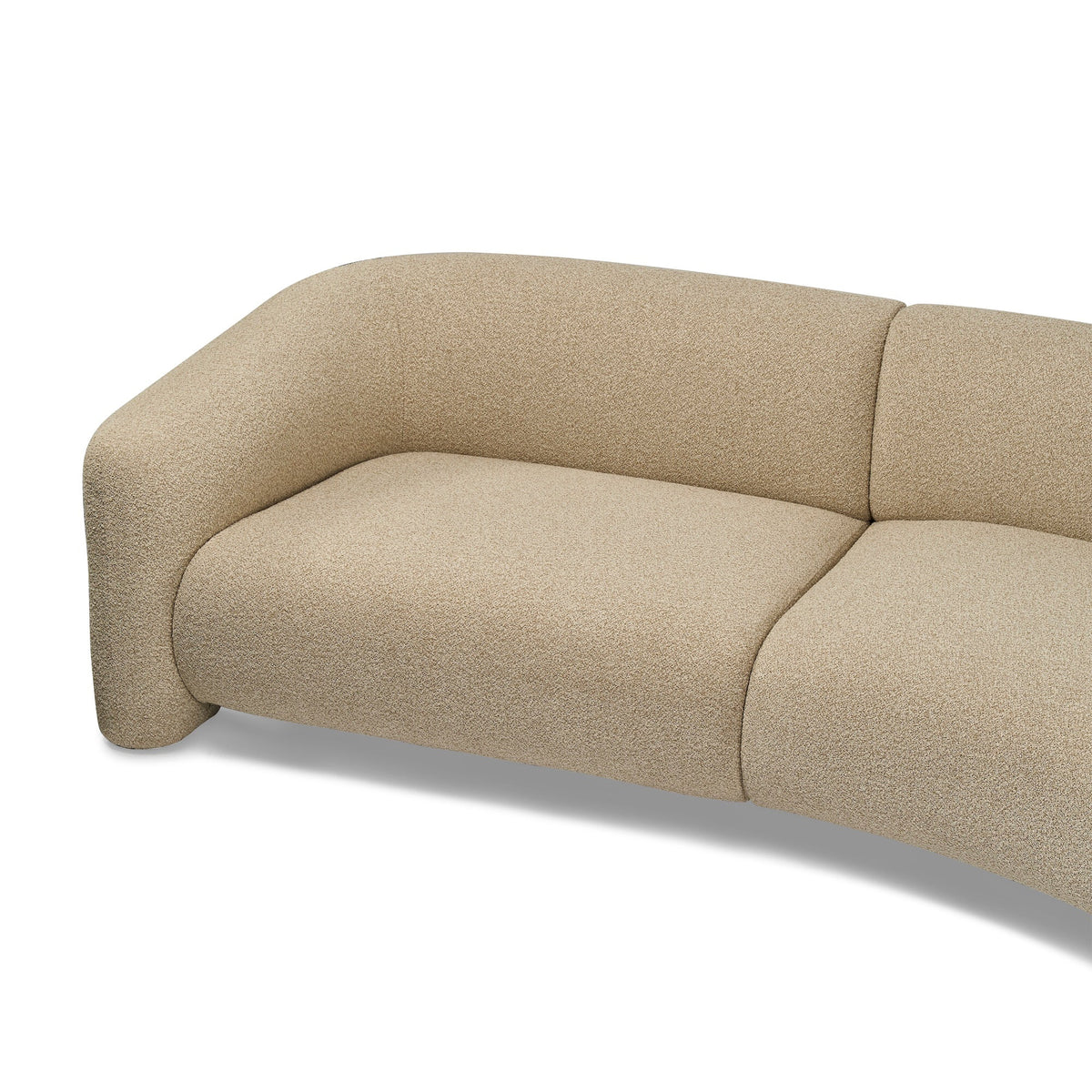 Erin Modular Sofa Right - Capela Sand/ Black