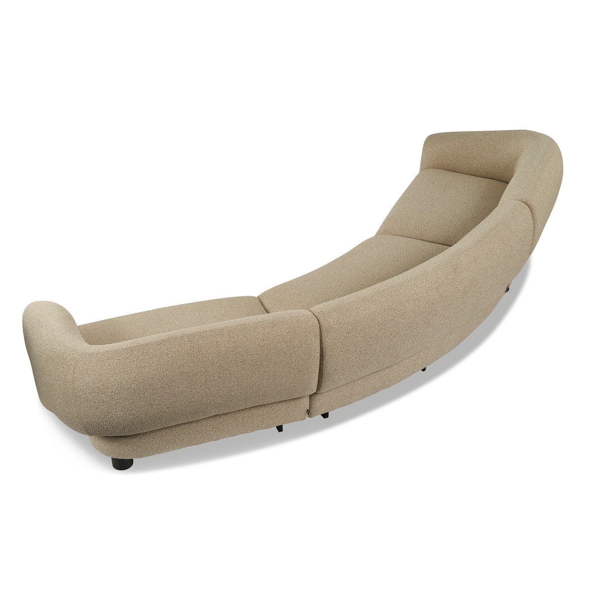 Erin Modular Sofa Right - Capela Sand/ Black