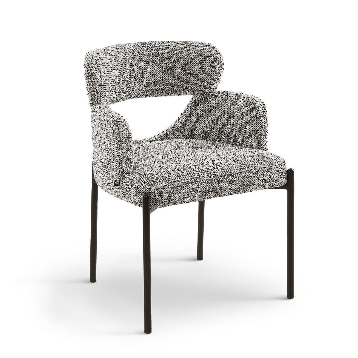Aga Dining Chairs (Crib 5) (set of 2) - Dexter Sparkle Stone