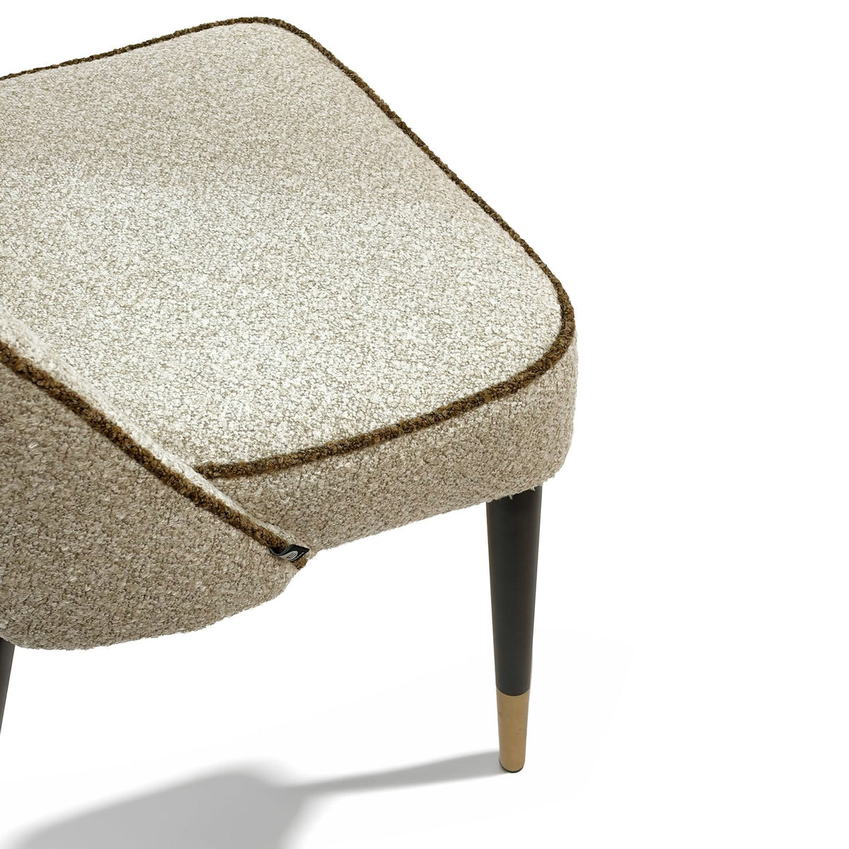 Yves Dining Chair (set of 2) - (Crib 5) Capella Sand with Capella Fennel Seed Piping