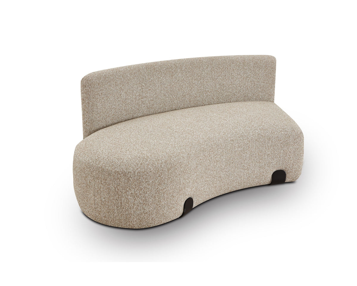 Capri Outdoor Modular Sofa - (Crib 5) Lima Beige and Deep Charcoal