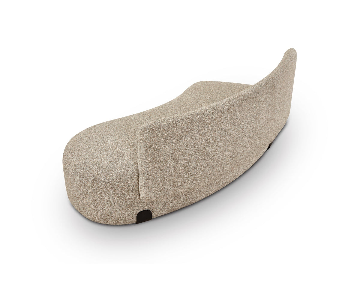 Capri Outdoor Modular Sofa - (Crib 5) Lima Beige and Deep Charcoal