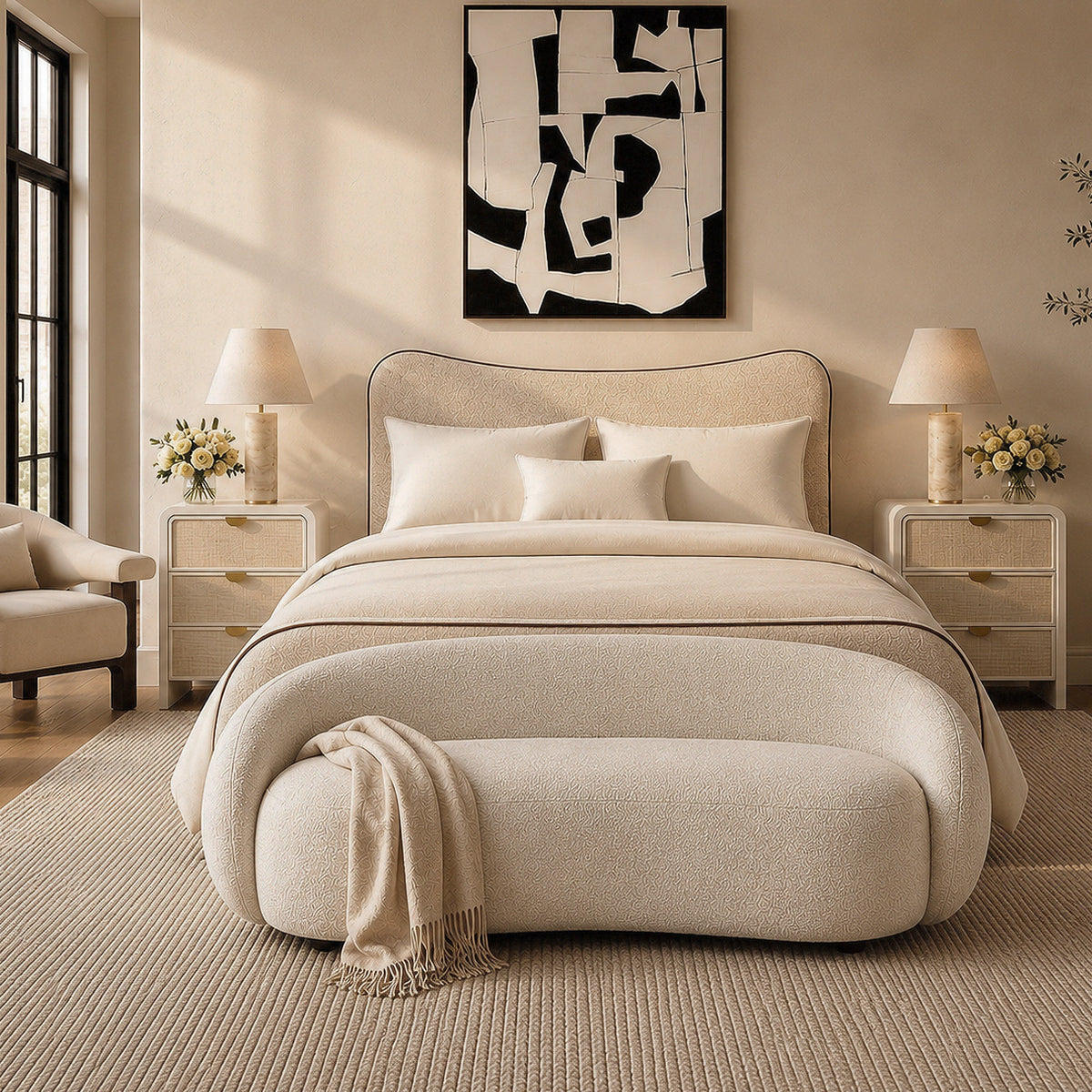 Arco 2 Seater Sofa - (Crib 5) Capella Ivory