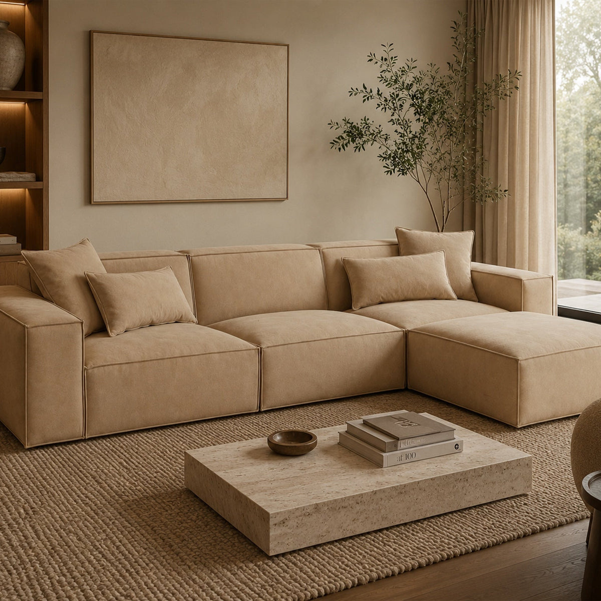 Efren Modular Sofa Corner - (Crib 5) Hopper Desert