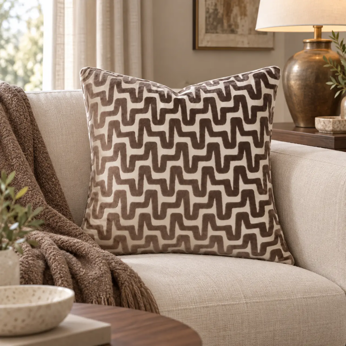 Summit Chocolate Cushion