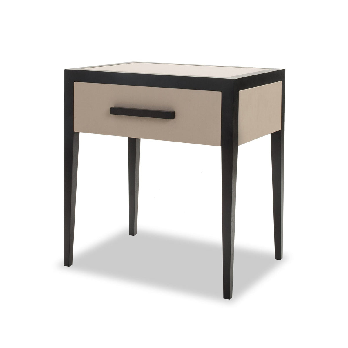 Liza Bedside Table - Beige/Wenge