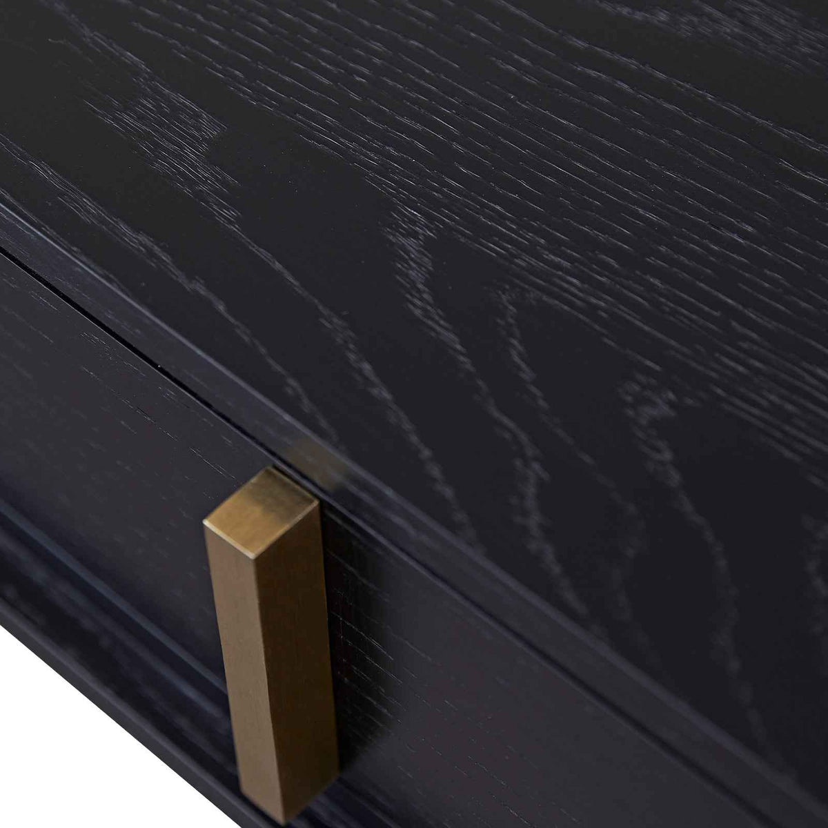 Archivolto Bedside Table - Wenge/Brushed Brass