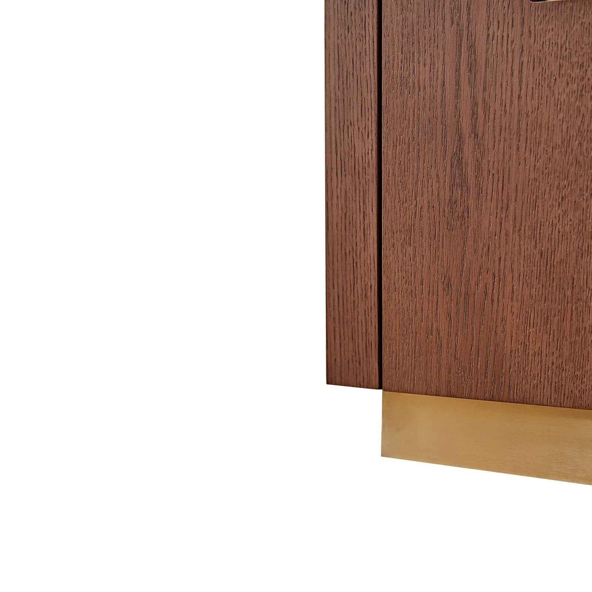 Balkan Bedside Table - Classic Brown