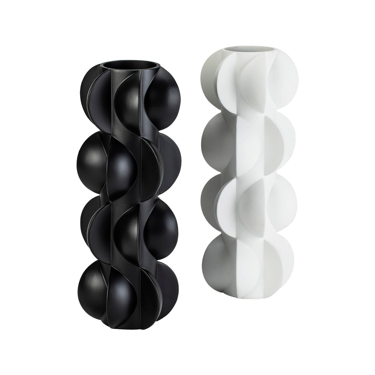 Pillaton II Vase - Black Acrylic