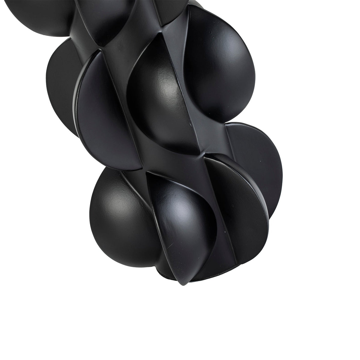 Pillaton II Vase - Black Acrylic