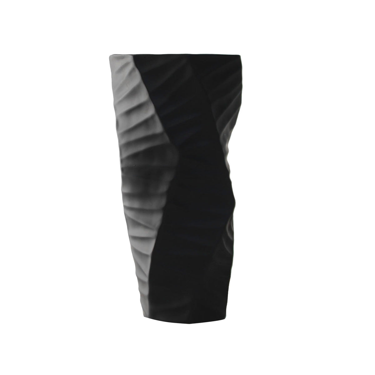 Ivor Vase - Black Resin