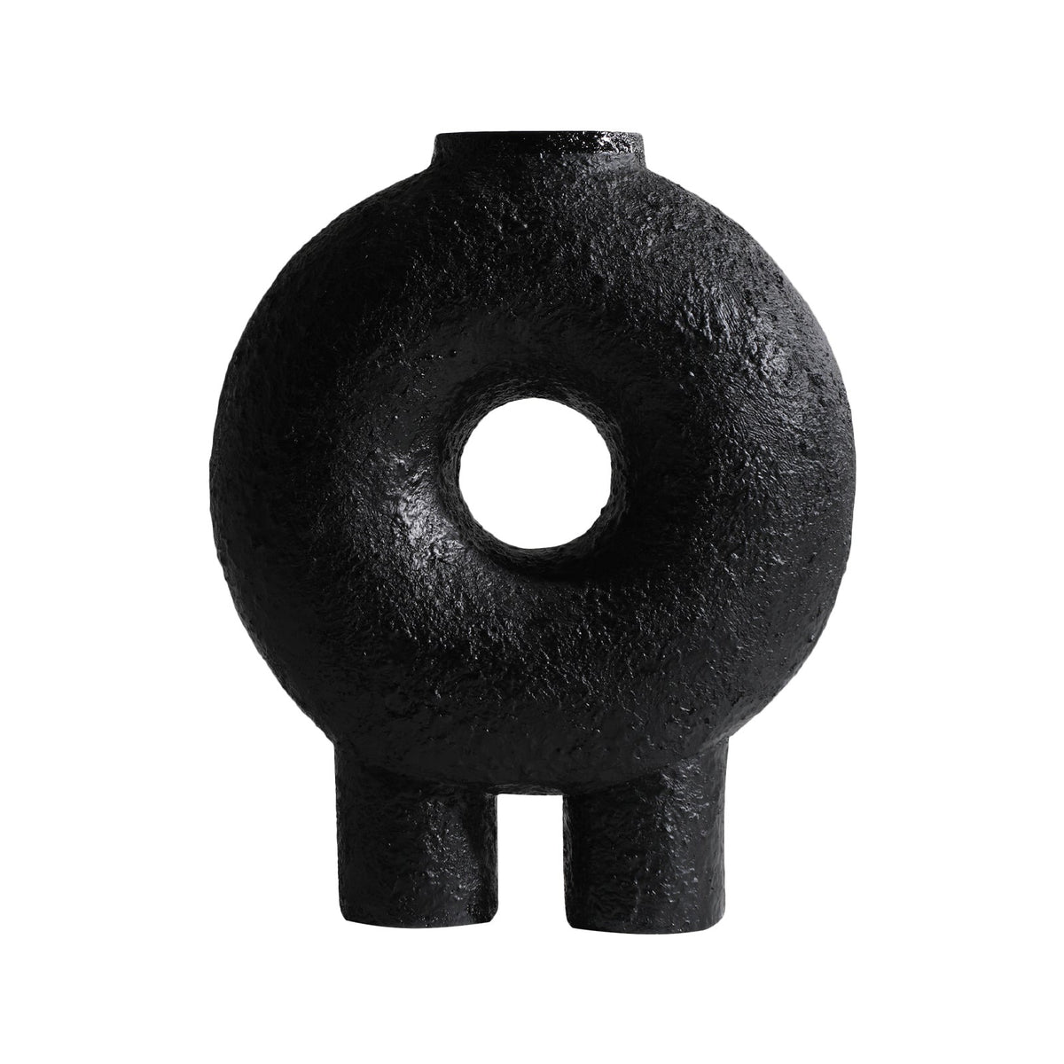 Dane Vase - Black Resin