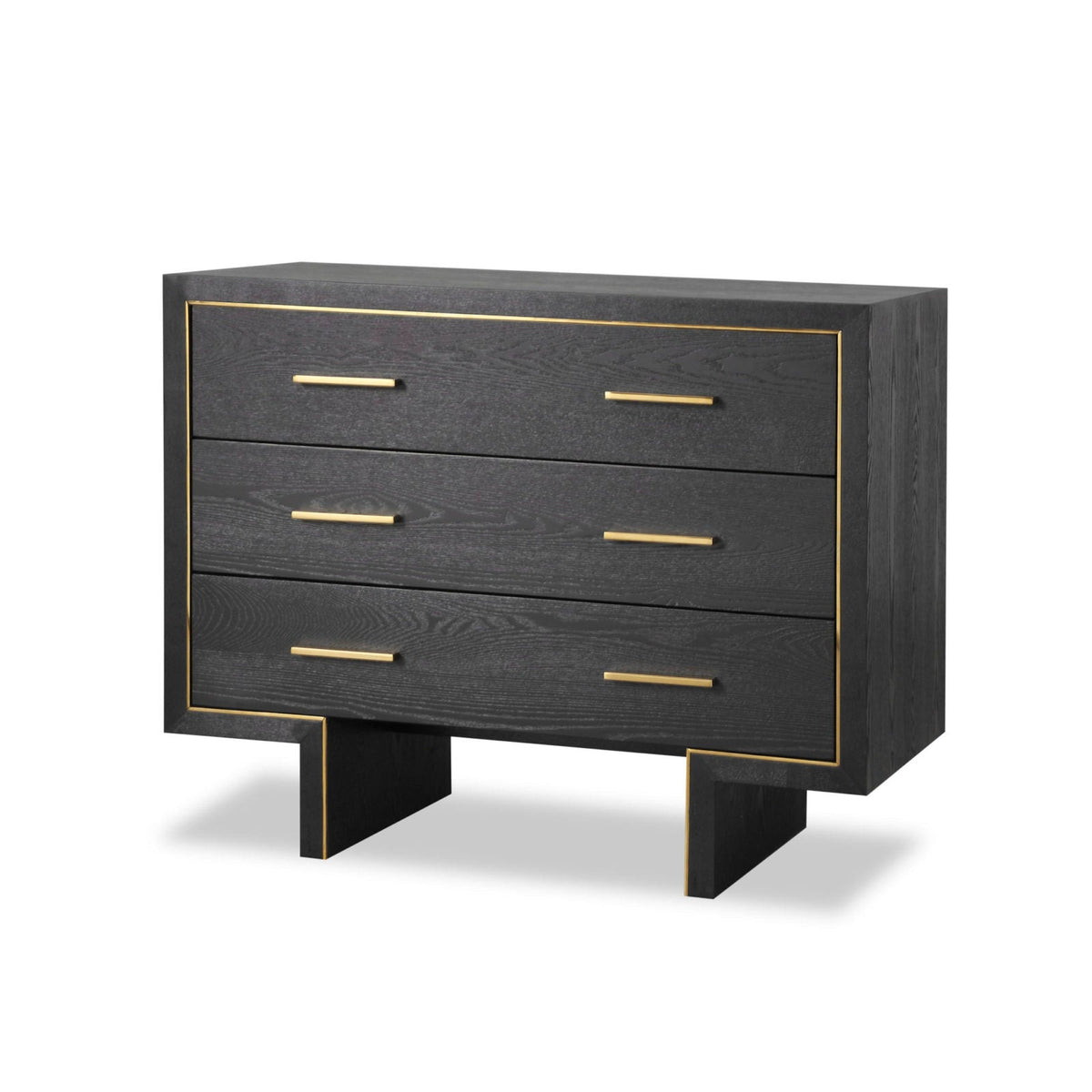 Tigur Chest Of Drawers - Black Ash Veneer