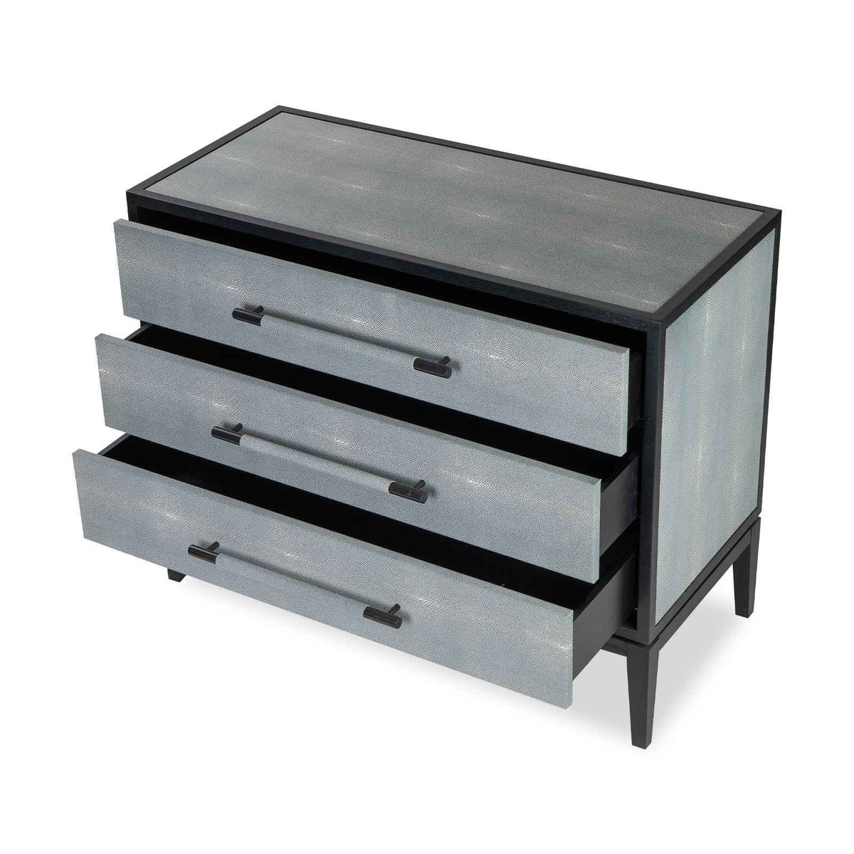 Bologna Chest Of Drawers - Grey Leather Look