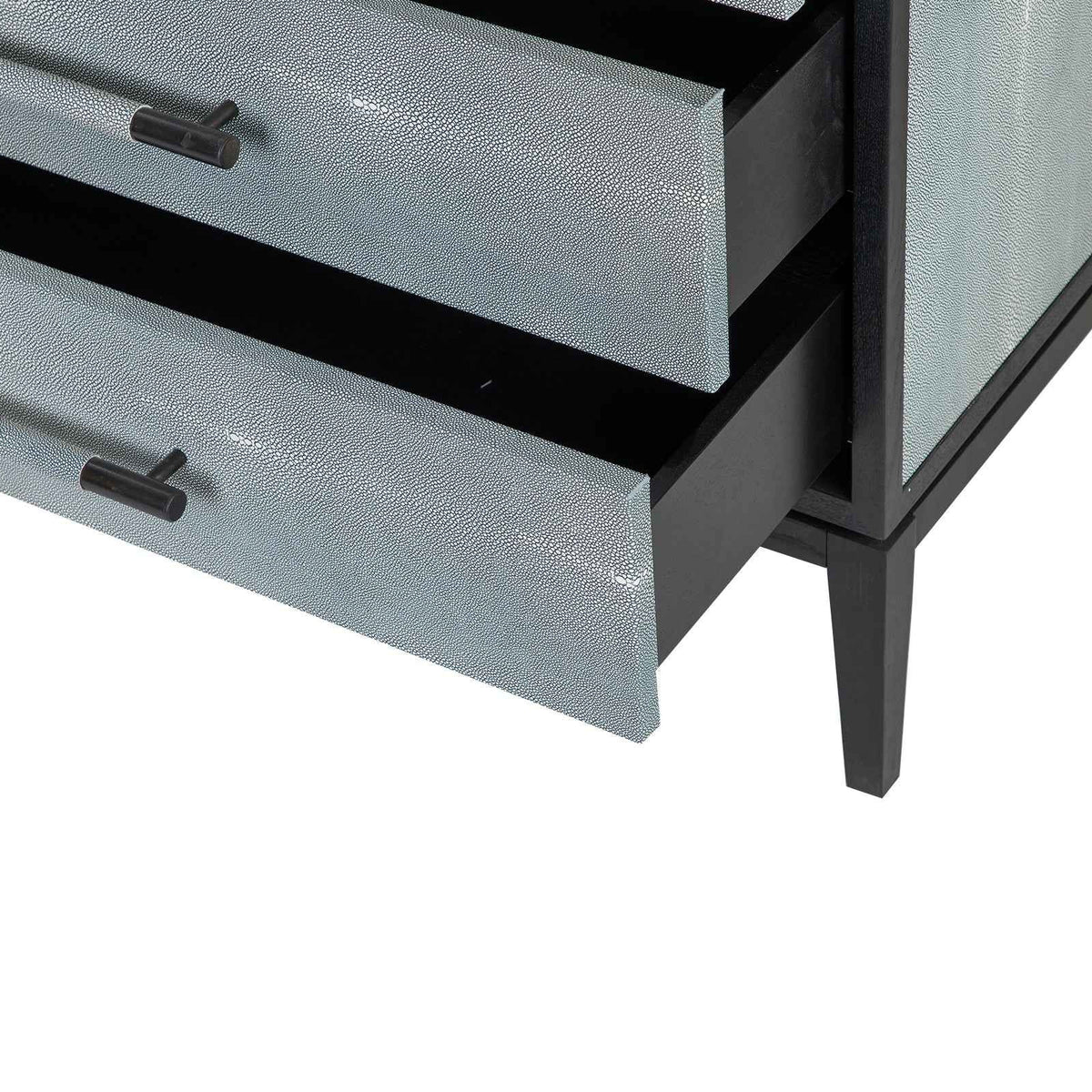 Bologna Chest Of Drawers - Grey Leather Look