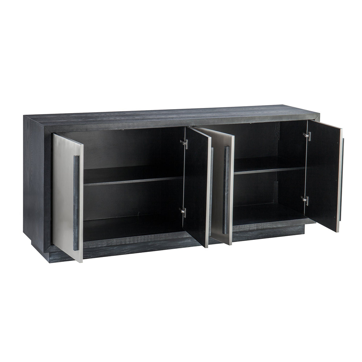 Camden Sideboard - Ebony Ash Stainless Steel