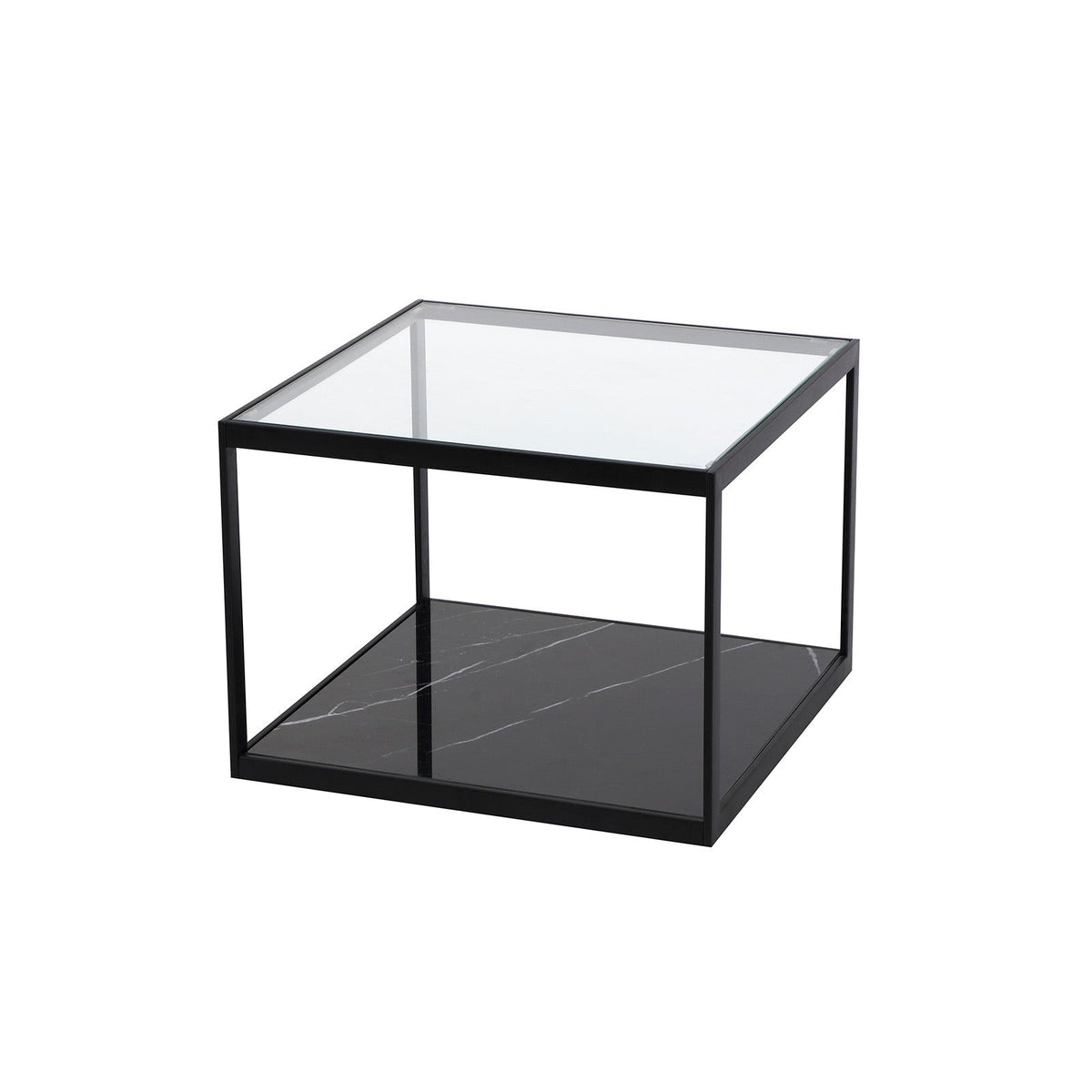Tamon Coffee Table (set of 2) - Black Marble