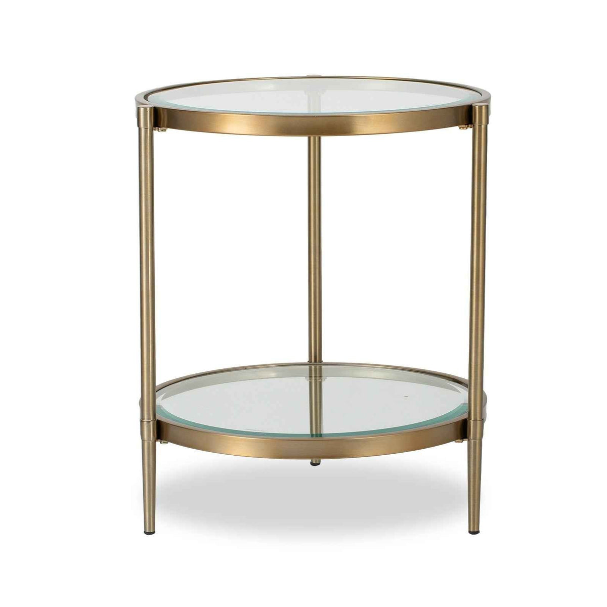 Adlon Side Table - Brushed Brass