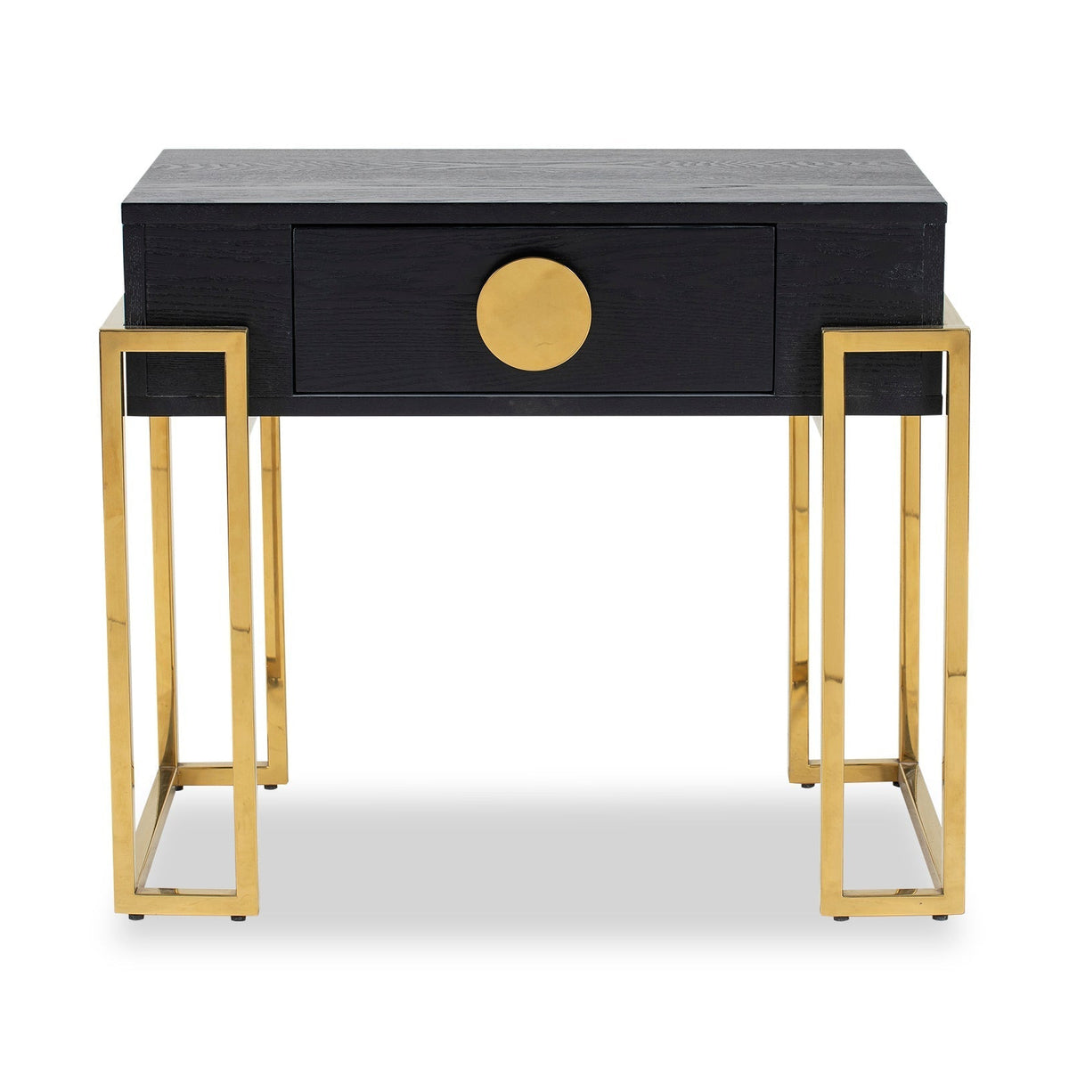 Paradigm Bedside Table - Black Ash Veneer