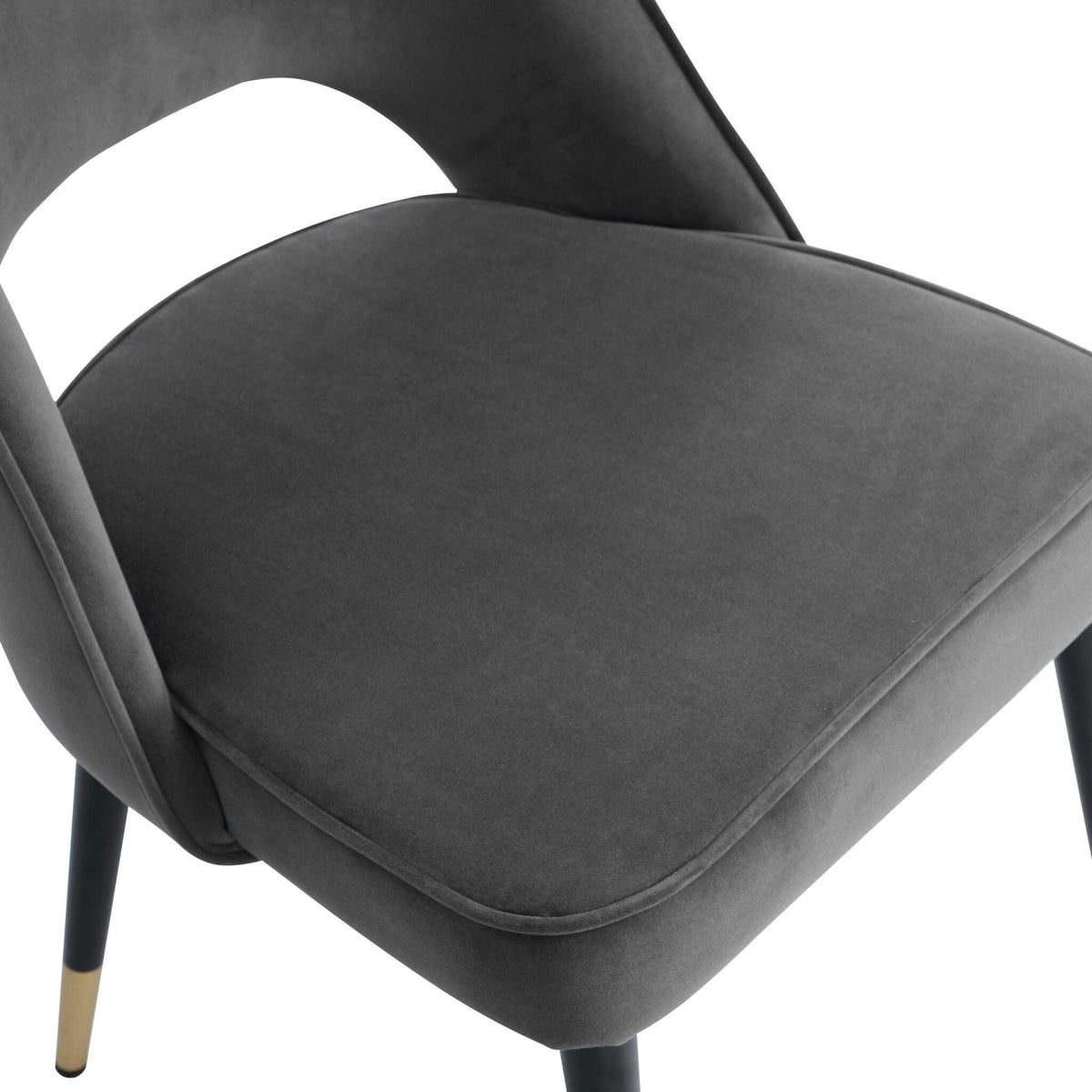 Yves Dining Chair (set of 2) - Kaster II Slate Velvet
