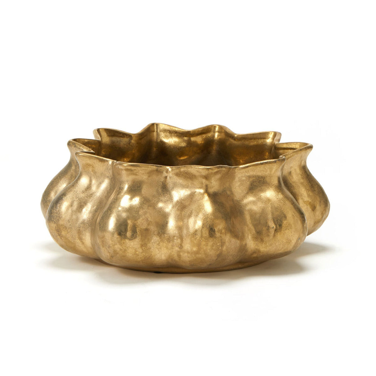 Monza Bowl - Gold Ceramic