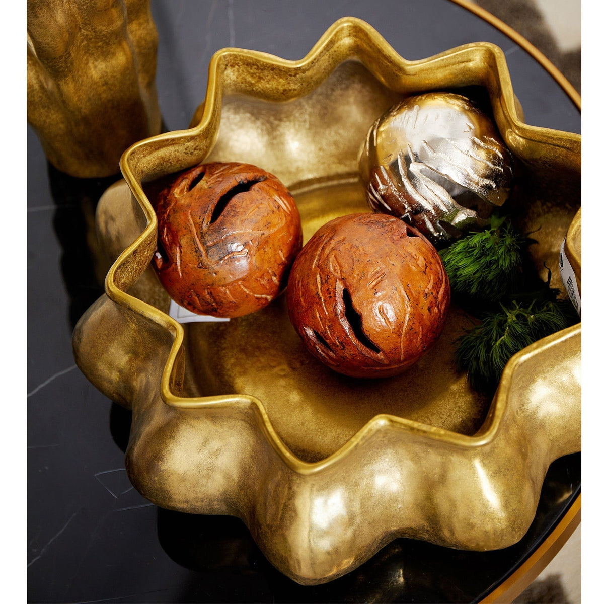 Monza Bowl - Gold Ceramic