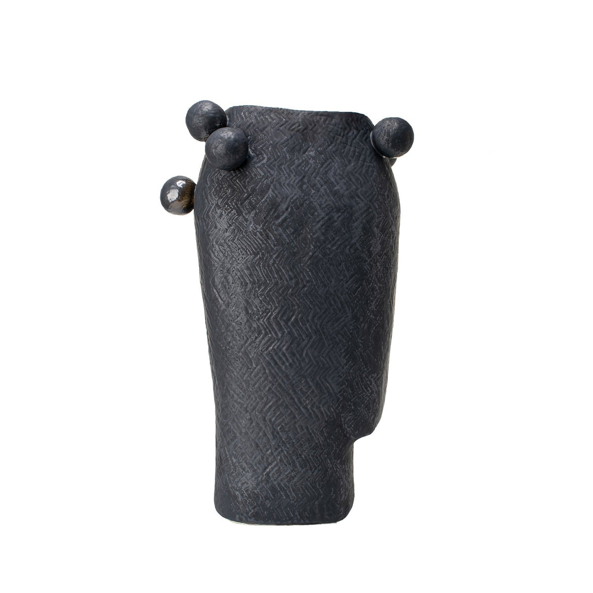 Latete Vase I - Black Ceramic