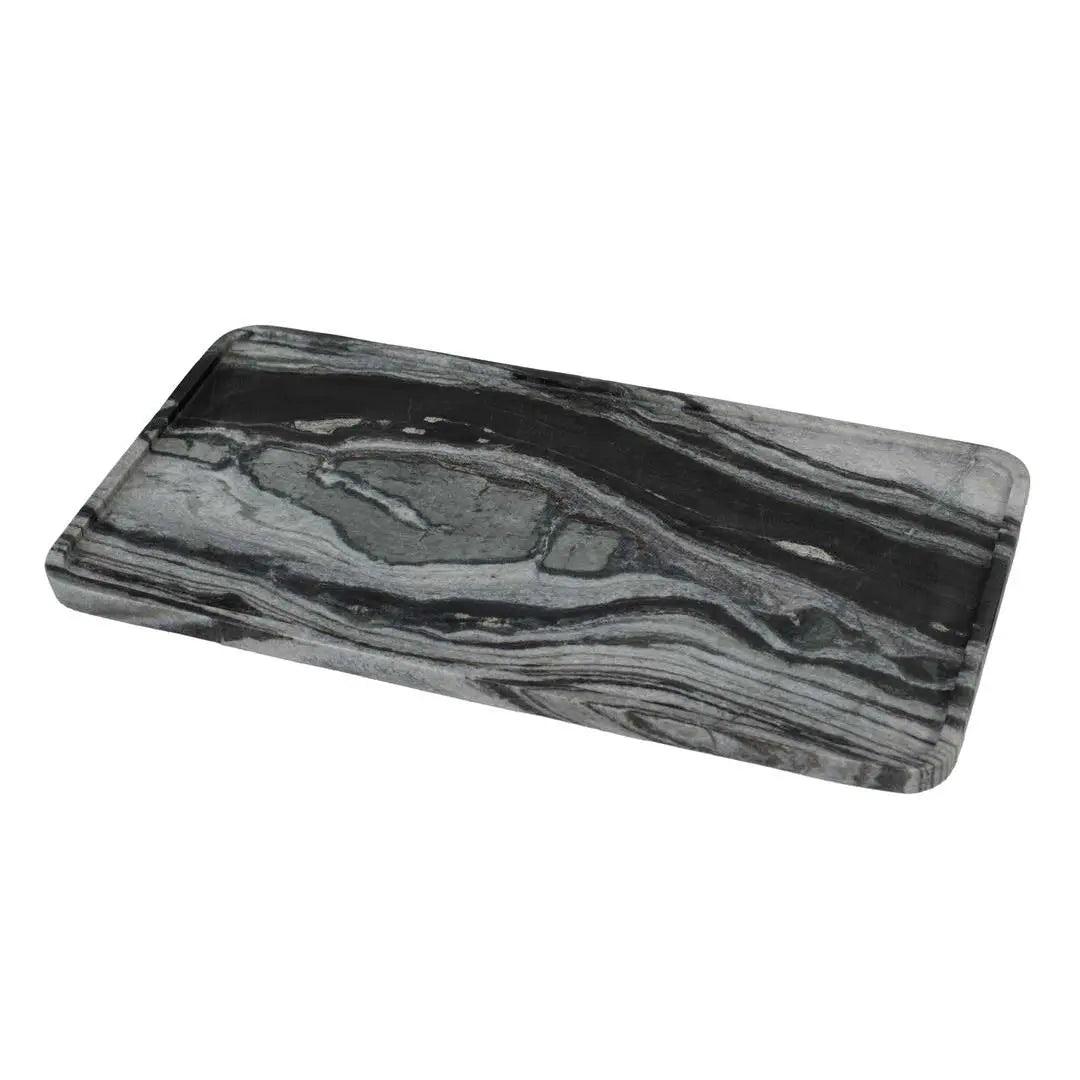 Kiara Black and White Plate