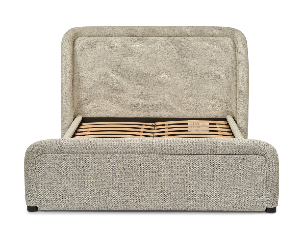 Calais King Size Bed - Colmer Silver Grain