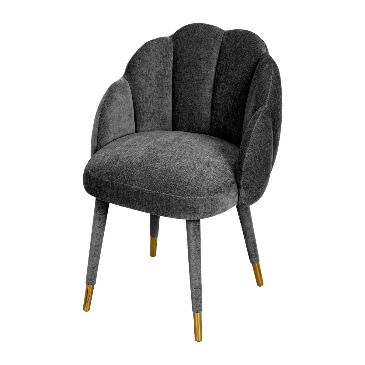 Mina Dining Chair - Sysley Chalk Velvet