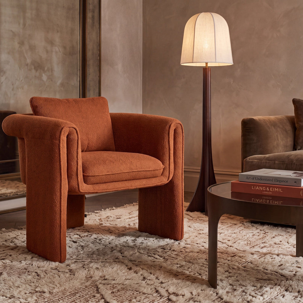 Bloom Occasional Chair - Lander Rust