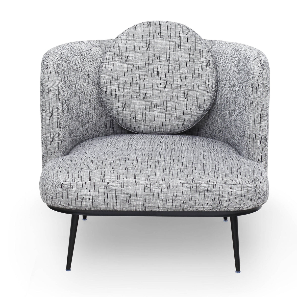 V Lux Occasional Chair - Artesan Black/White