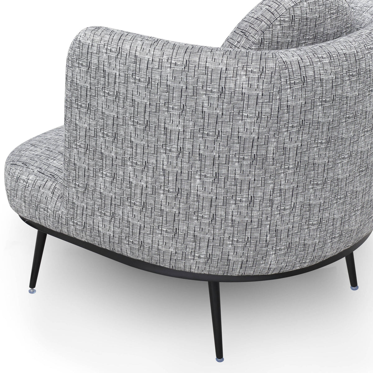 V Lux Occasional Chair - Artesan Black/White