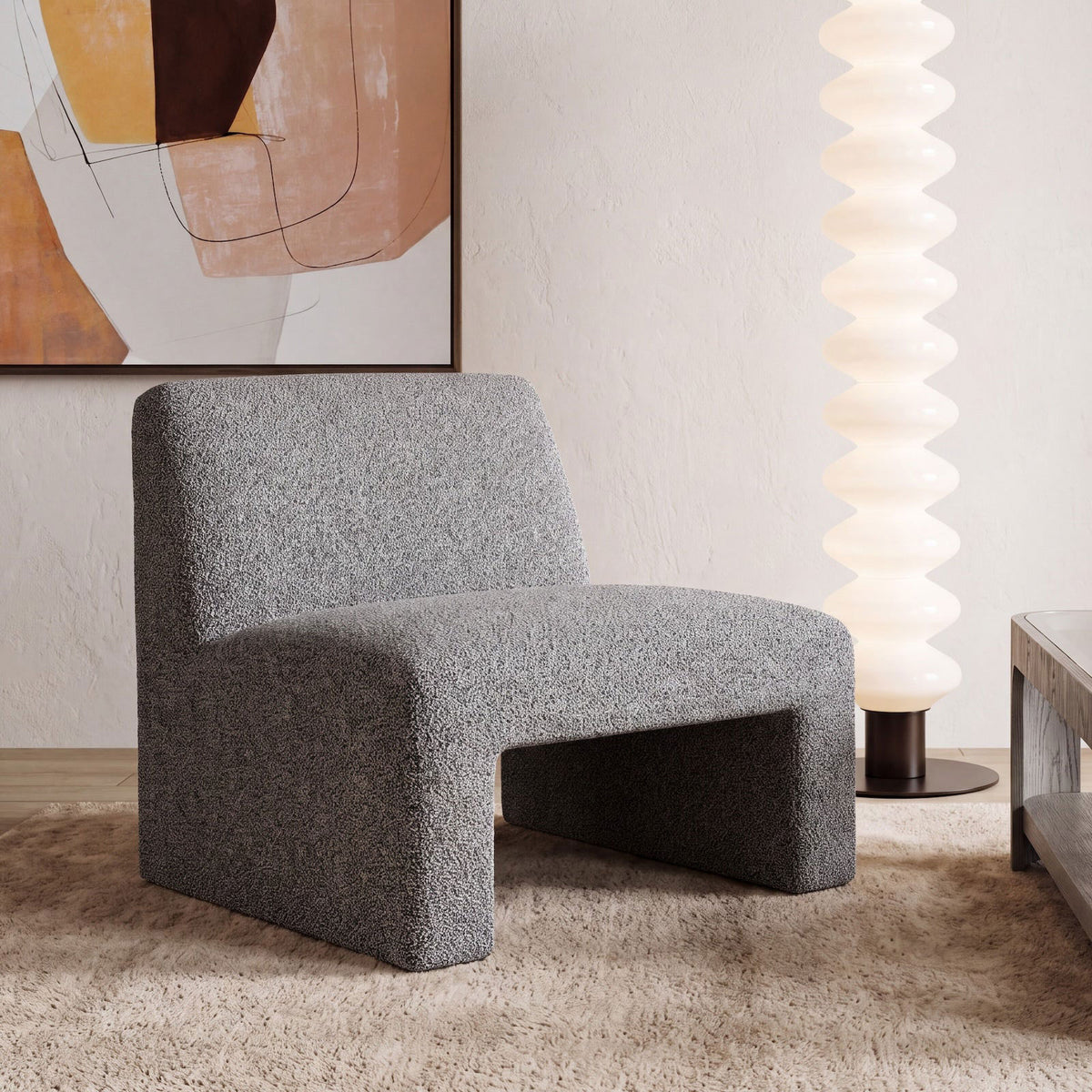 Arnot Occasional Chair - Speckle Grey