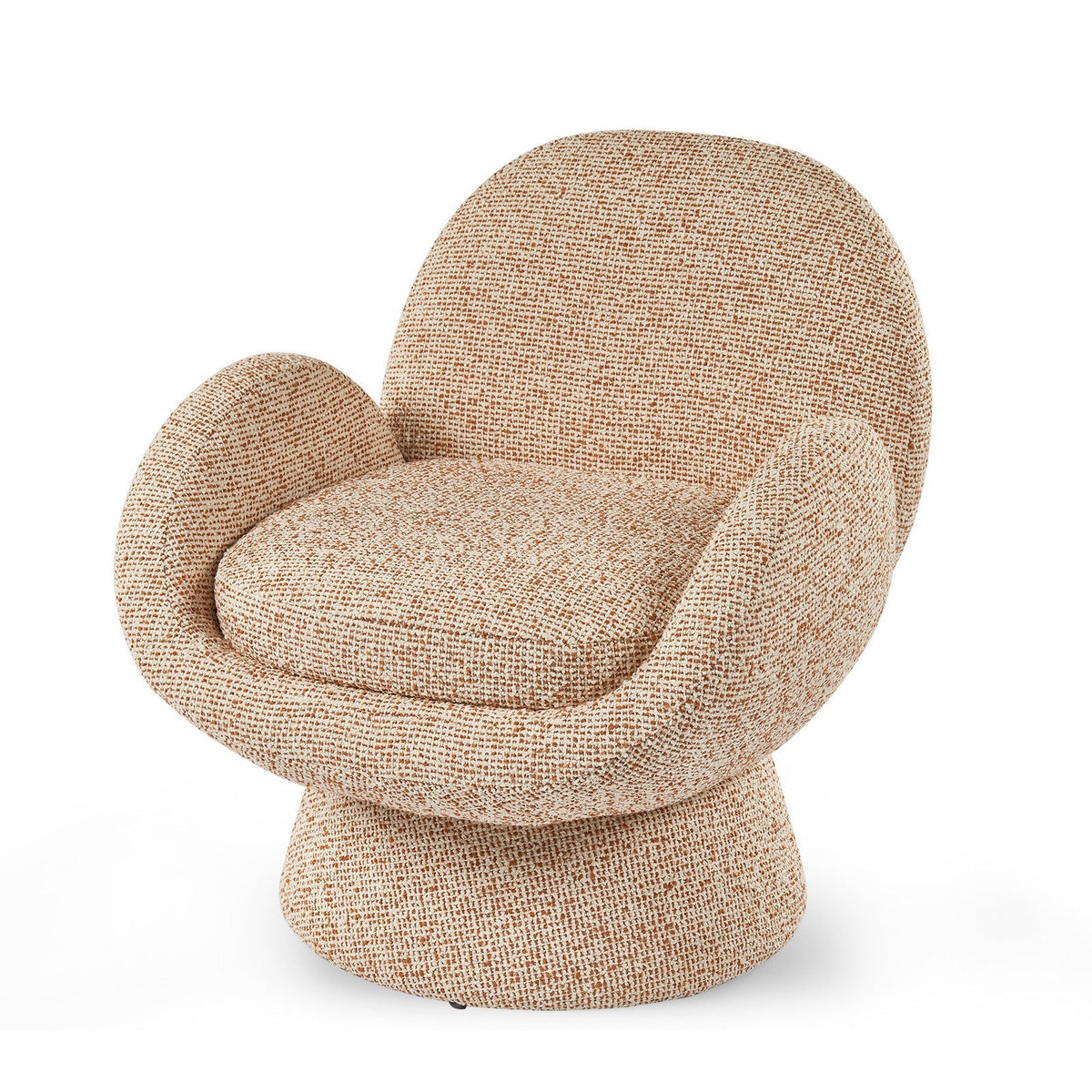 Arles Occasional Swivel Chair - Dexter Sparkle Citrus