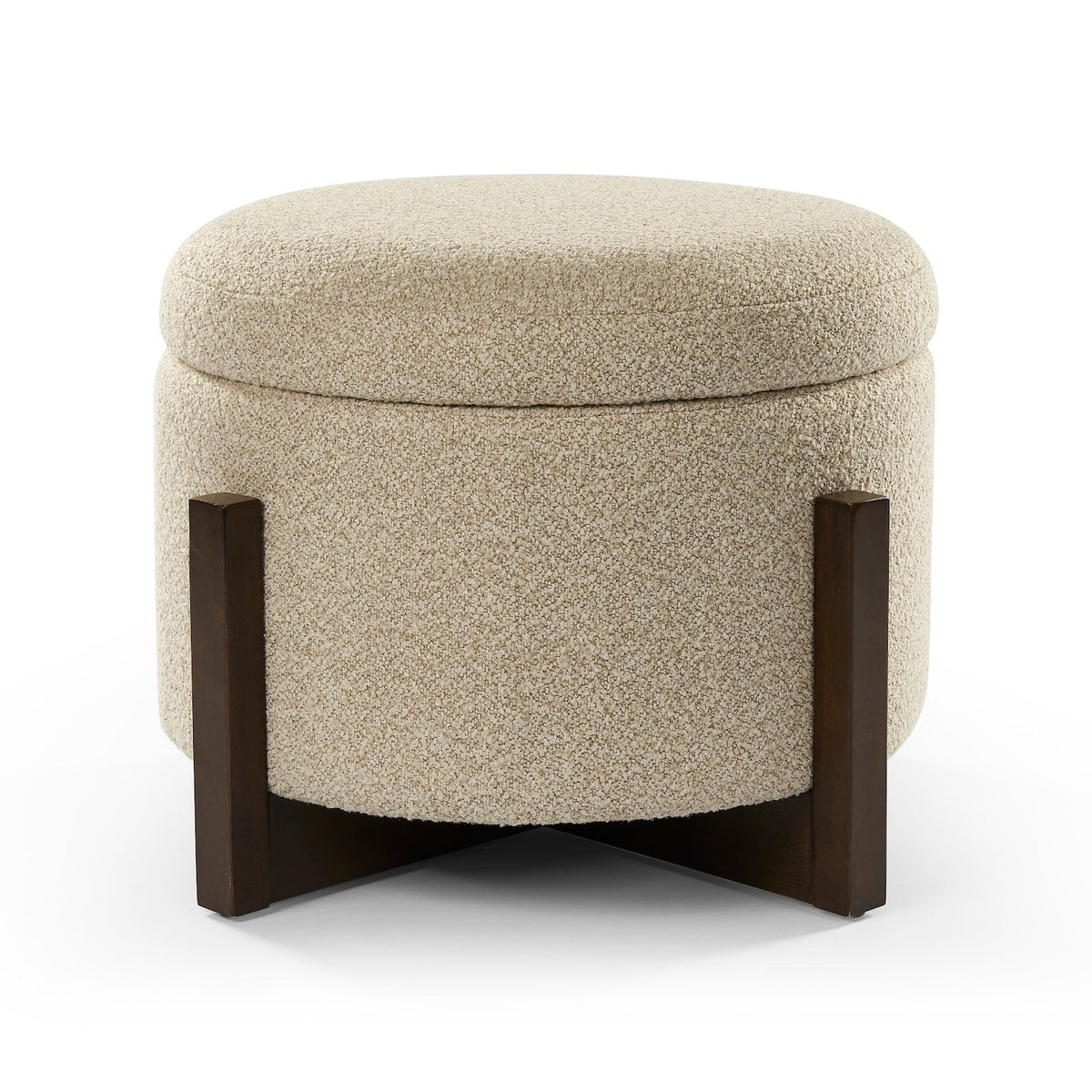 Asti Ottoman - Capella Sand/Ash Wood