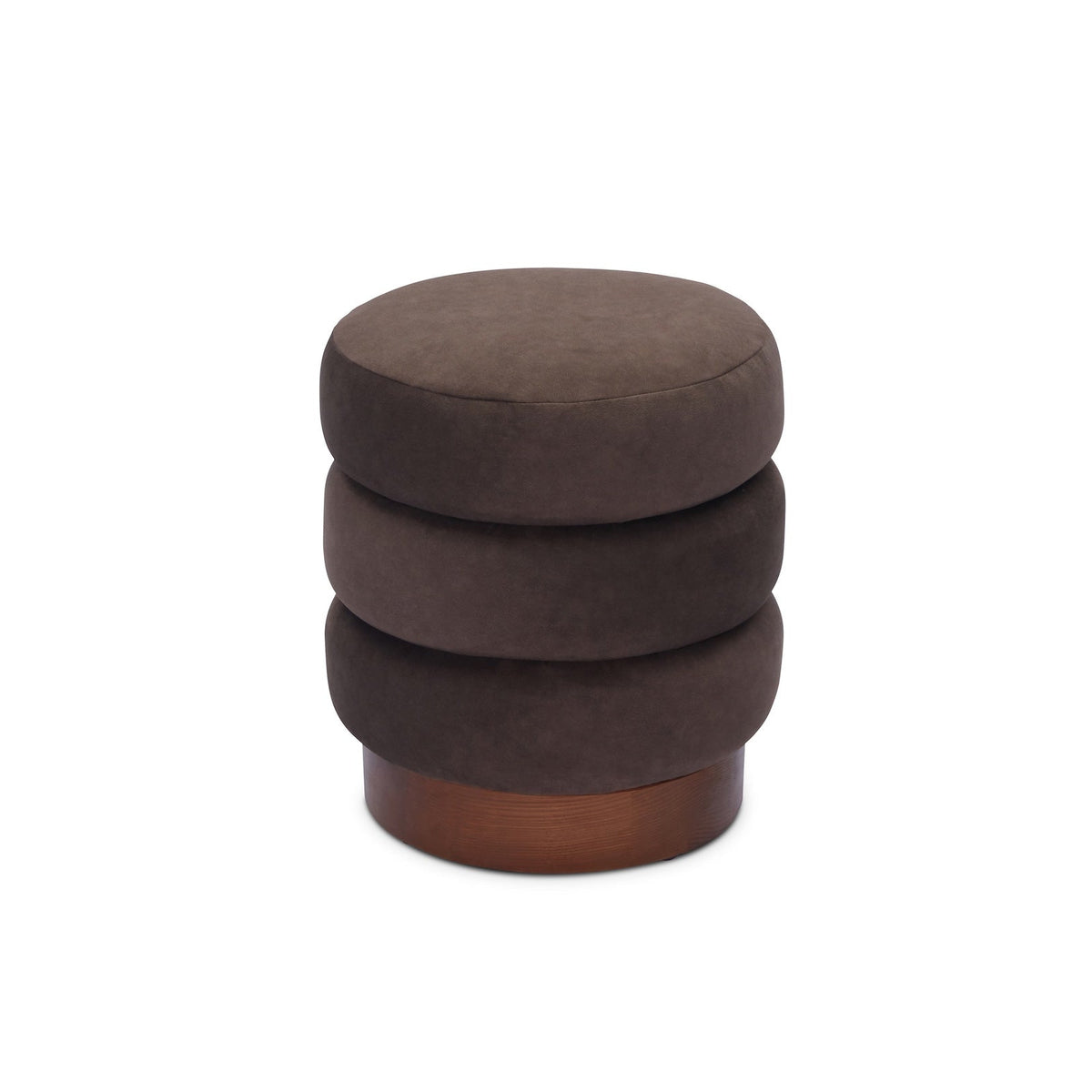 Trace Footstool - Hopper Terra | Mid Brown Oak Solid Wood
