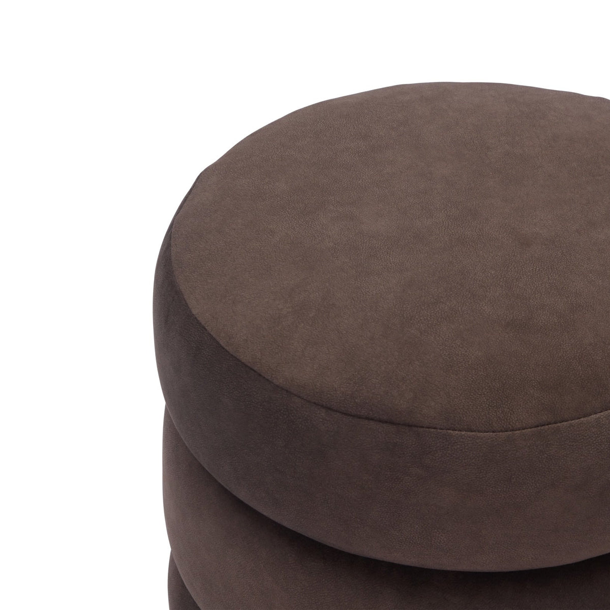 Trace Footstool - Hopper Terra | Mid Brown Oak Solid Wood