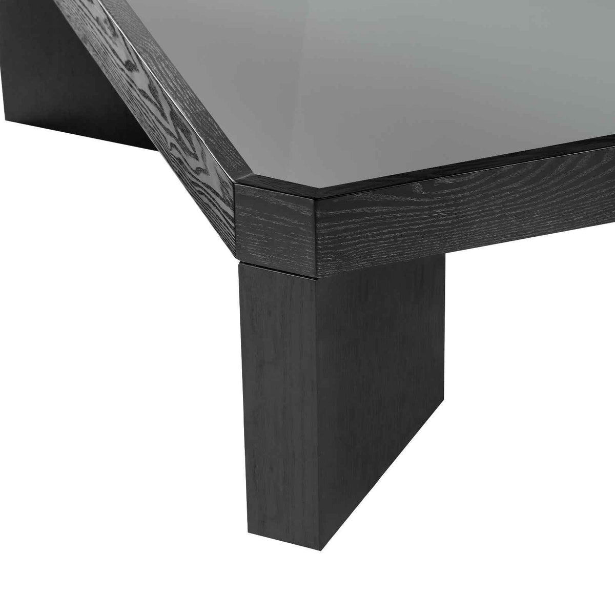 Baltimore Coffee Table - Black Ash & Glass